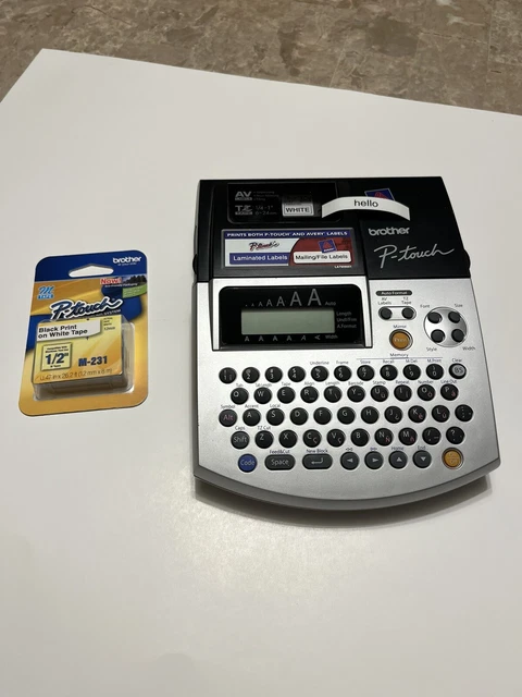 Brother P-Touch Electric Wireless Labeler Label Maker PT-2600/2610 +New Ink Tape