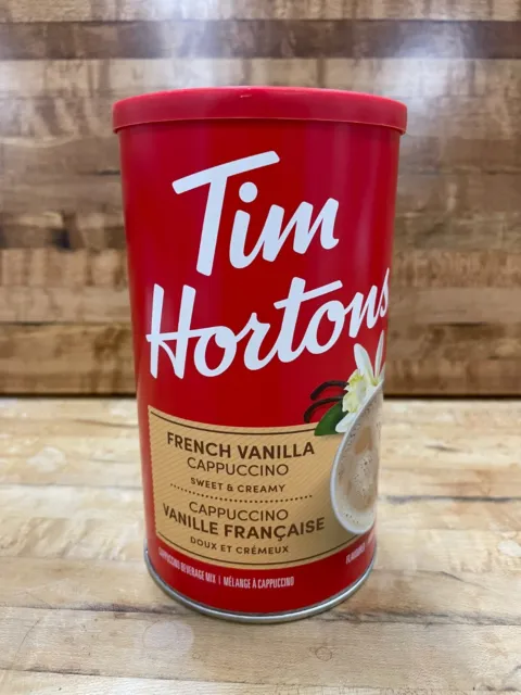 2 X Tim Hortons French Vanilla Instant Cappuccino 454g /16oz