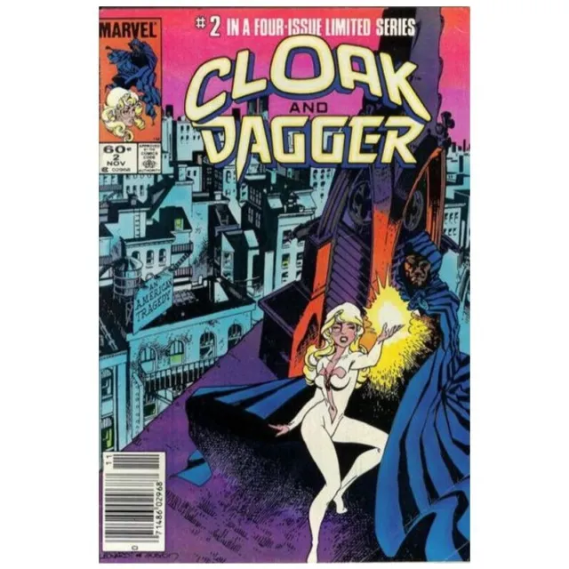 Cloak and Dagger (1983 series) #2 Newsstand in VF + condition. Marvel comics [q{