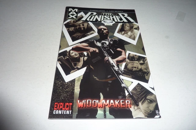 THE PUNISHER Marvel MAX Vol. 8 WIDOWMAKER TPB 2008 3rd NM- Garth Ennis