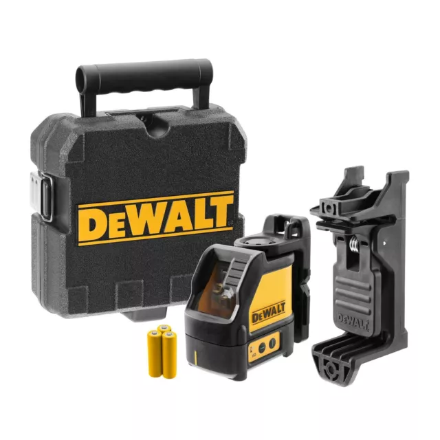 DEWALT 2-Way Self Levelling Cross Line Green Beam Laser with Carry Case DW088CG