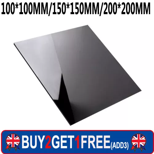 Silver Acrylic Mirror Sheet Plastic Material Panel 100*100mm Ø100mm, 1.7MM  Thick
