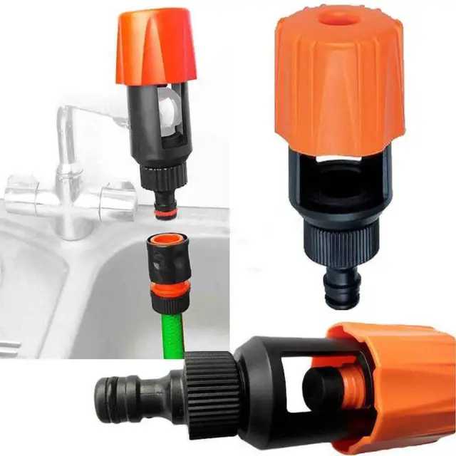 Universal Kitchen Mixer Tap To Garden Hose Pipe Connector Adapter Tool ORANGE