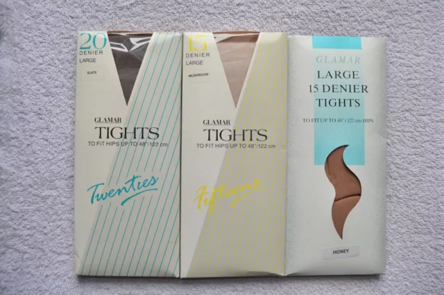 Glamar Large 15-20 Denier Tights - Choose your shade