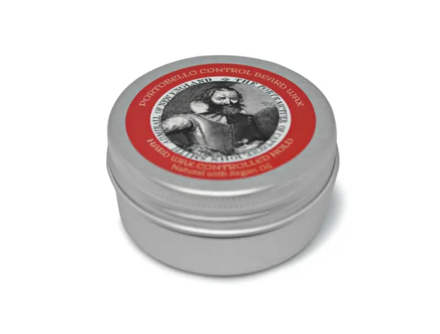 Beard Wax. Portobello Control Beard Wax with Argan Oil, Natural & Handmade. UK