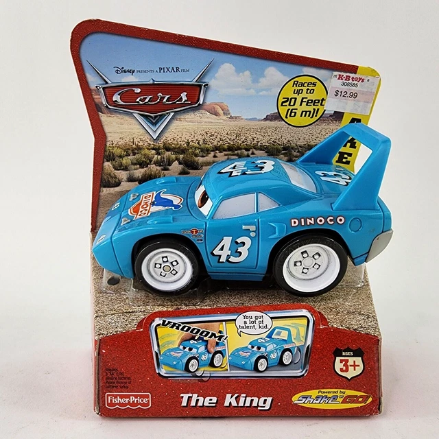 DISNEY PIXAR CARS THE KING DINOCO CAR Powered Shake & Go Fisher Price