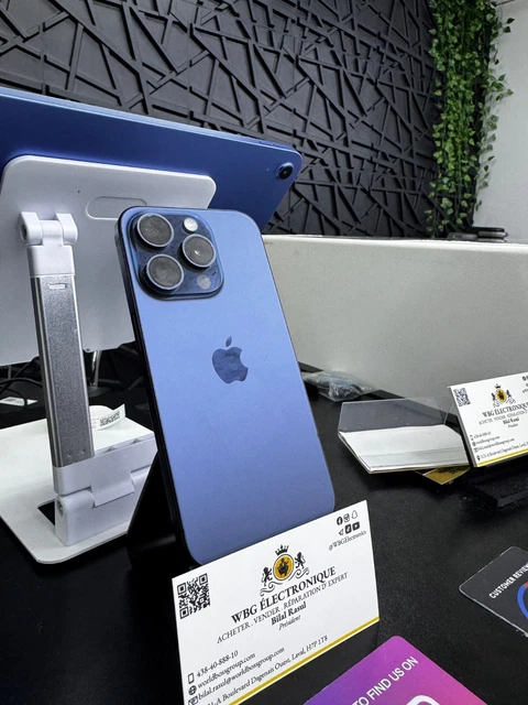 c*yiPhone15 128Gb ブルー IPHONE 15 PRO - 128GB - Blue Titanium - Physical SIM $785.40