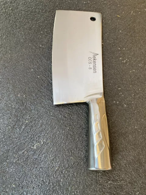 Diekensen Butchers Cleaver 8" Stainless Meat Cleaver 0.7KG Choppers Strong Heavy