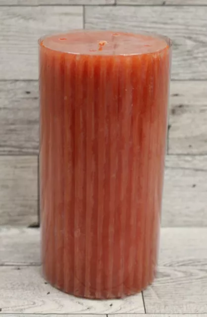 Ashland Harvest Candle Collection Unsented Pillar Candle - Orange - New