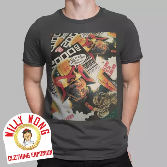 Judge Dredd T-Shirt Cartoon Comic Movie Retro Classic Vintage 2000 Ad Gamer Gift