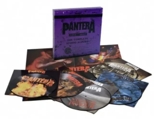 Pantera The Complete Studio Albums 1990-2000 Picture Disc Box Set 5Lp & Poster