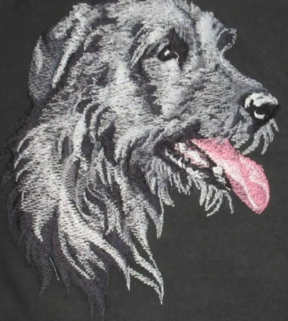 Embroidered Long-Sleeved T-Shirt - Irish Wolfhound BT3590 Sizes S - XXL