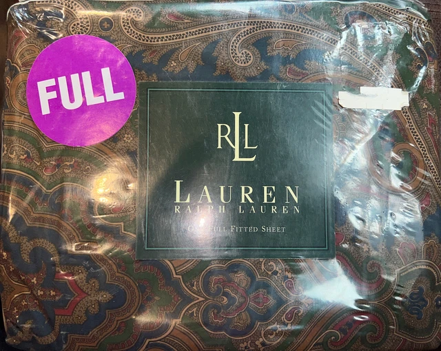 Nueva sábana ajustada de bolsillo profundo RETIRADA Ralph Lauren Brianna Elizabeth