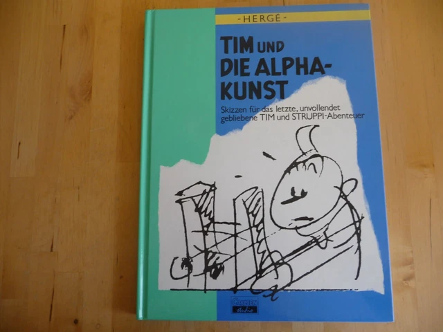 TIM UND DIE Alpha Kunst + libretto di accompagnamento Hergé Carlsen