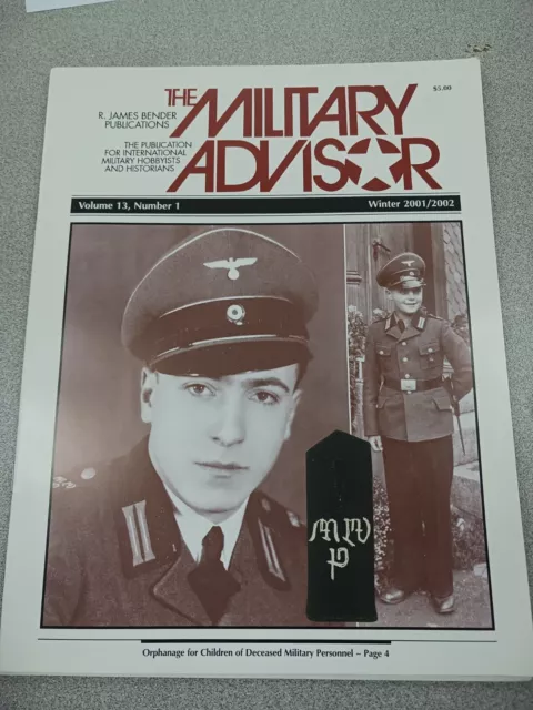 The Military Advisor Magazine Winter 2001 Deceased Military Orphanages