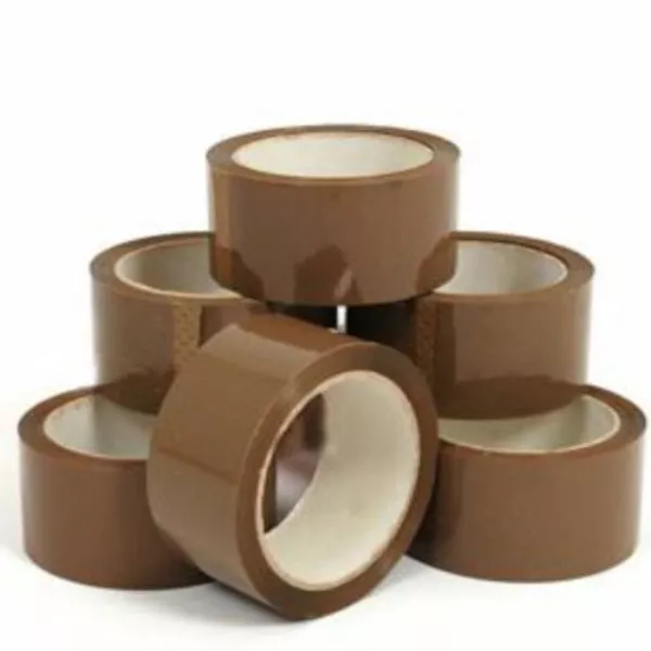 12x Brown Tape Rolls Size 48mm (2") x 66m Packaging Parcel Postal Box Mailing