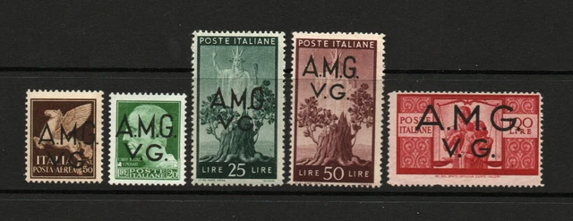 Italy - Sc# 1LN9 - 1LN13 MH/MLH / Venezia Giulia       -        Lot 0332025