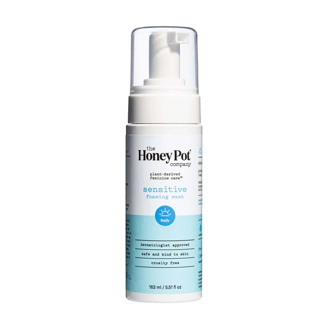 The Honey Pot Company, lavado de espuma femenina sensible, 5,51 Fl. Oz.