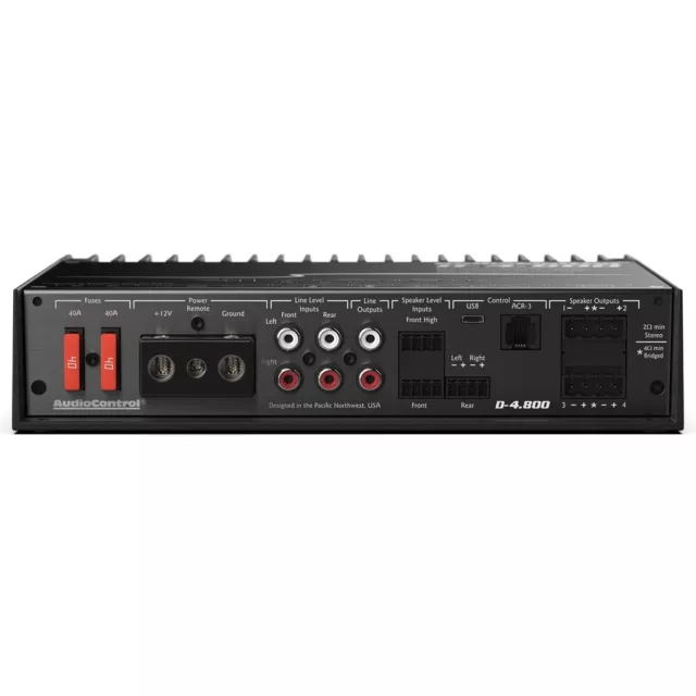 AudioControl D-4.800 800W Auto DSP Verstärker 4-Kanal digital Sound Prozessor 2