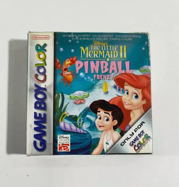 The Little Mermaid 2 Pinball Frenzy Game Boy Color Nuovo Italiano Pal Gbc Eu