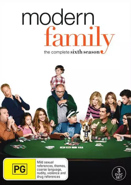 Modern Family : Season 6 (DVD, 2015) BRAND NEW AND SEALED REGION 4