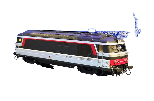 HO] : Locotracteur Diesel MOYSE 32 TDE, INDUSTRIEL Bleu-Blanc
