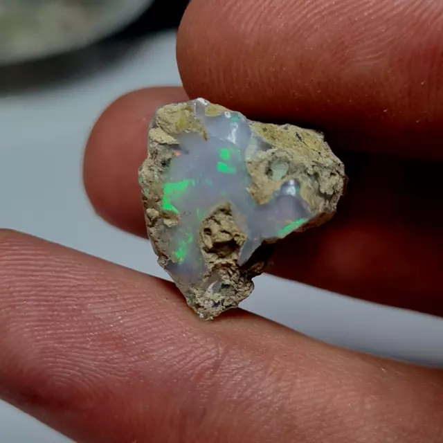 Rough Ethiopian Welo Opal - 9.80 ct Big Natural Rough Gemstone Specimen