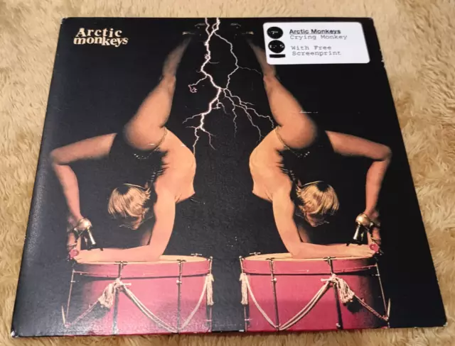 Arctic Monkeys - Crying Lightning - 7” Single Vinyl + Screenprint - Ultra Rare