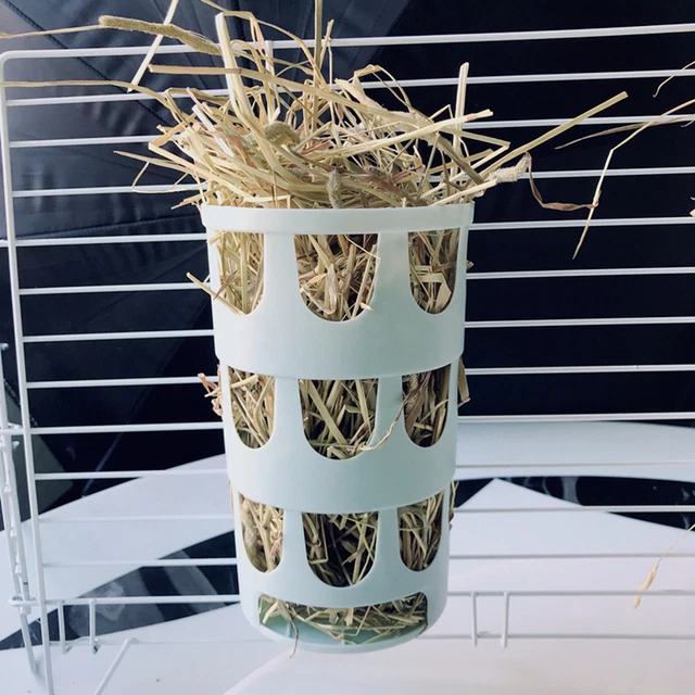 Rabbit Hamster Grass Rack Dried Small Feeder Hollow Design Manger for Guinea