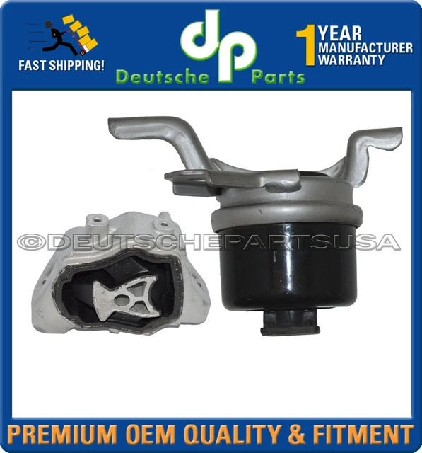 thumbnail image 2 of 2-Pack Front Left & Right Engine Motor Mounts For Volvo S60 XC70 XC90 – Replaces 30778951, 9485551 2 of 4