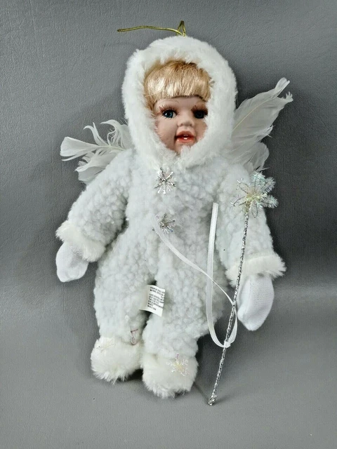 L👀K Charlie Cherub 10" Heritage Signature Porcelain Doll #12044