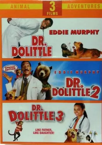 Dr Dolittle - Dr Dolittle 2 - Dr Dolittle 3 (3-pack) - DVD - GOOD