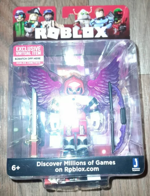 Figurine articulée Roblox Aqualotl avec ailes comprend un code d'objet virtuel exclusif