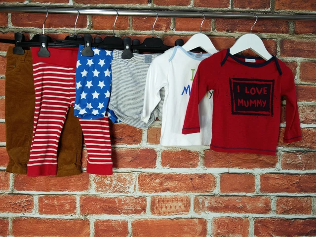 PACCHETTO BAMBINO BAMBINO ETÀ 6-9 MESI NEXT ZARA GAP ecc PANTALONI PANTALONCINI SET T-SHIRT 74CM