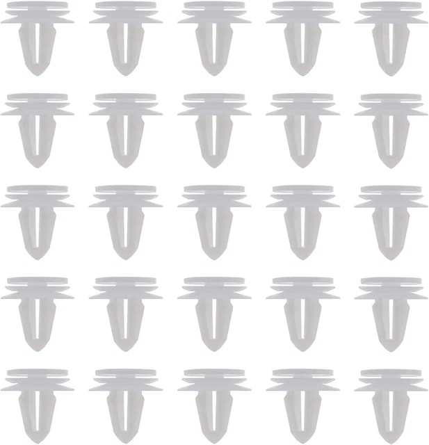 YINETTECH Türverkleidung Clips 50 Stück - Lange Trim Panel Befestigung Grau