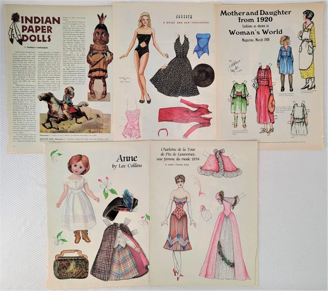 Mother Daughter Paper Dolls FOR SALE! PicClick UK