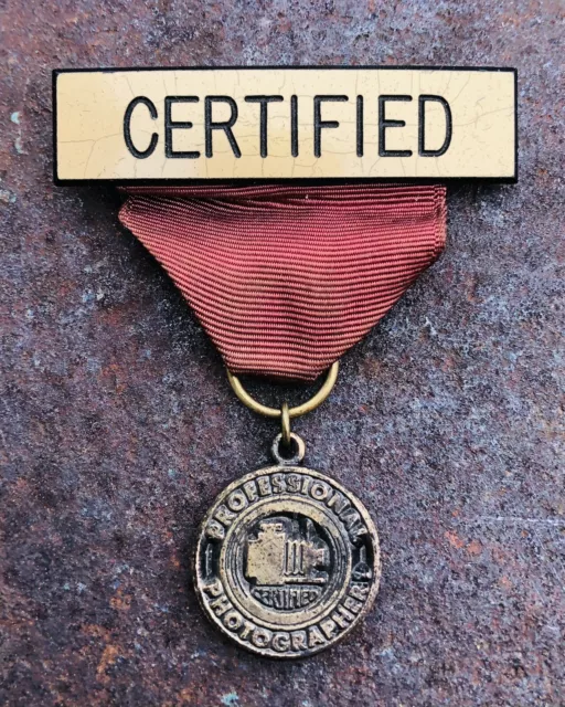 *PROFESSIONAL CERTIFIED PHOTOGRAPHER* Award Medal, Pendant