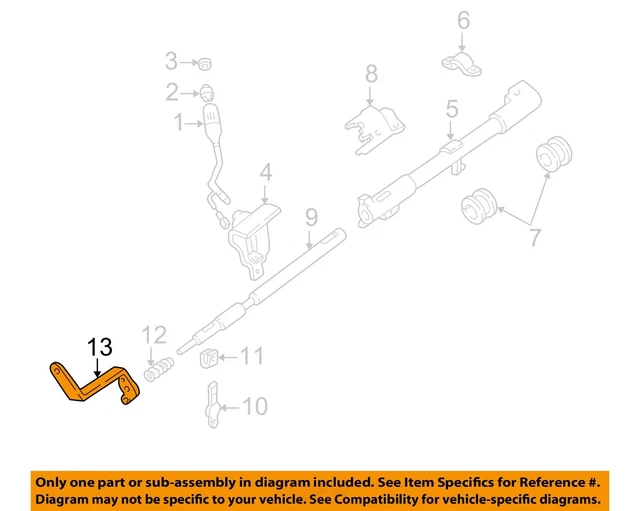 FORD OEM STEERING ColumnArm F75Z7302AA 75.55 PicClick AU