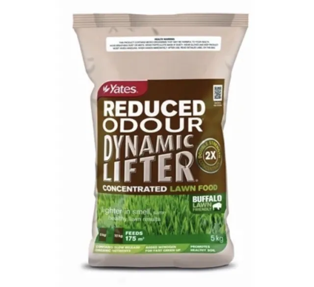 Yates 5kg Dynamic Lifter Reduced Odour Concentrated Lawn Food