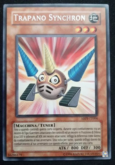 TRAPANO SYNCHRON Rara in Italiano ABPF-IT004 YUGIOH