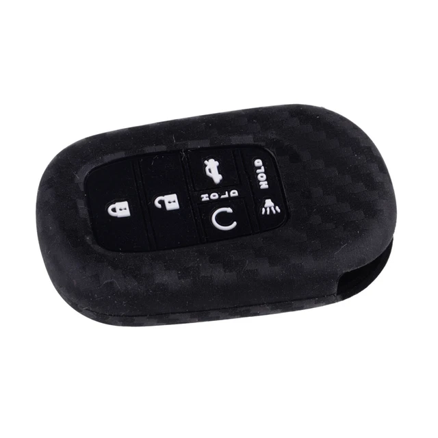 5-Button Silicone Key Fob Case Cover Fit for Honda Accord CR-V Civic Pilot