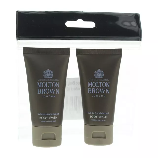 Molton Brown White Sandalwood 2 Piece Gift Set (Body Wash 2 X 30ml)