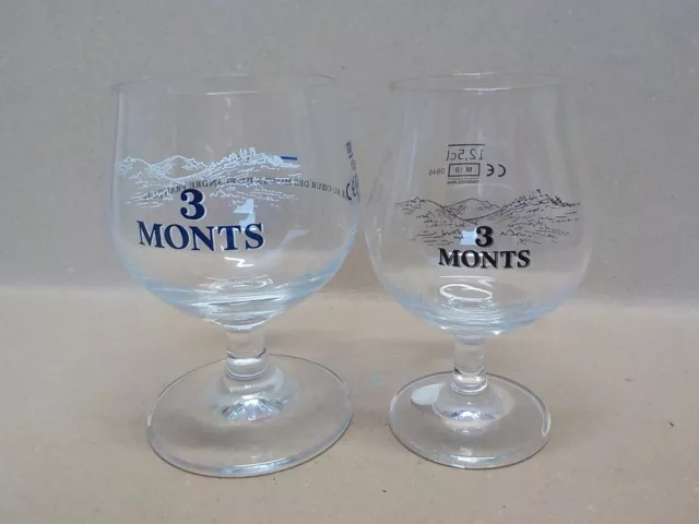 2 Petit Verre  Galopin Biere  Un 15Cl Un 12.5Cl   Brasserie Trois Monts Ricour