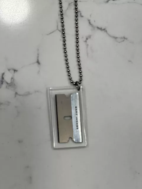 Marc Jacobs Razor blade Necklace