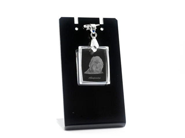 Affenpinscher, Dog Crystal Necklace, Pendant, High Quality, Crystal Animals CA