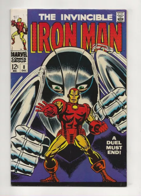 The Invincible Iron Man #8 (1968) Origin Whitney Frost FN 6.0