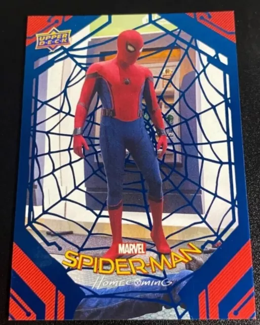 2017 Spider-Man Homecoming RED Foil card #14 SN#/199 PETER PARKER Tom Holland