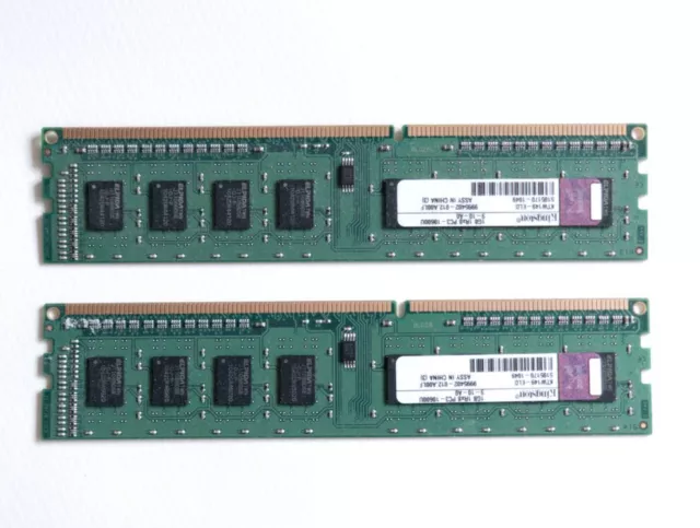 KINGSTON 2GB RAM Barrette Mémoire Vive DDR3 PC3-10600U KTW149-ELD