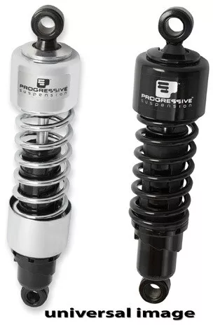 Progressive Suspension 412 Series Shock 12" Black #412-4068B Harley Davidson