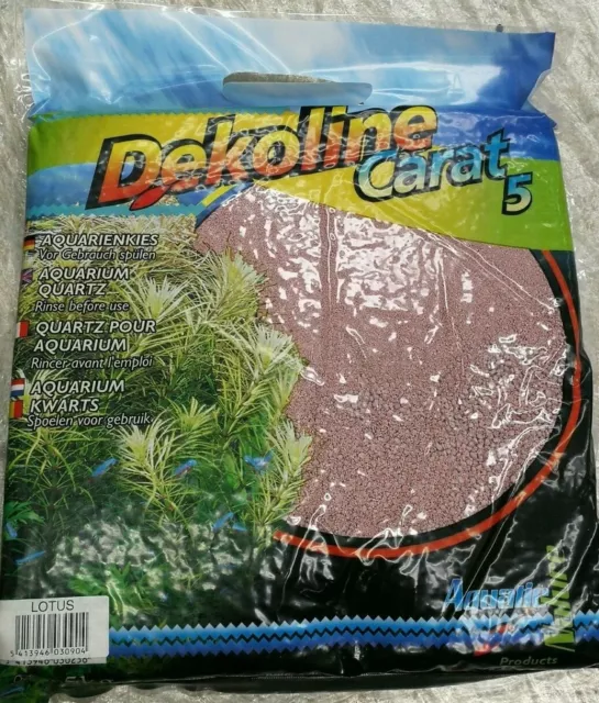 Aquatic Nature DEKOLINE Carat 5 Aquariensand, Bodengrund, Lotus, 5kg